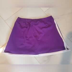 Augusta Sportswear Purple Skort with White Trim